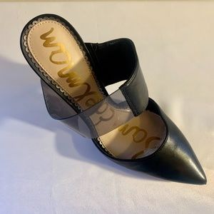 Sam Edelman Blk  Slip on 3" Stilleto Mules sz 6. - $55